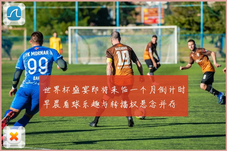 世界杯盛宴即将来临一个月倒计时早晨看球乐趣与转播权悬念并存